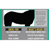 Wool Contour Trail Pad (34201)