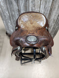 Used Saddle 15" Dark Oil (23-950)