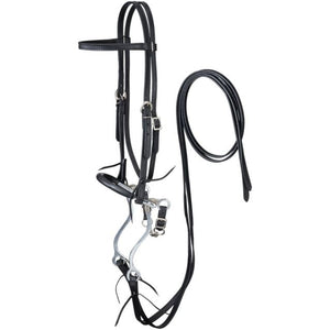 King Series Browband Bridle with Hackamore (42-3338)
