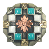 Concho Set  TRQ Mosaic 99Q4CN
