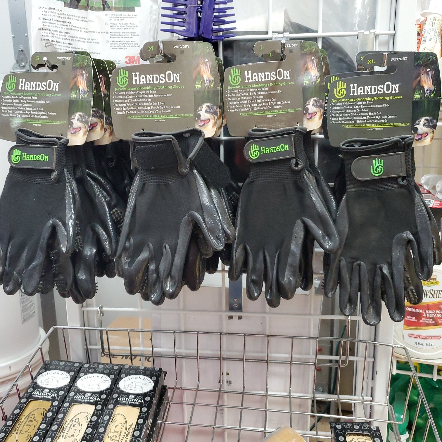 Hands on shedding gloves hotsell