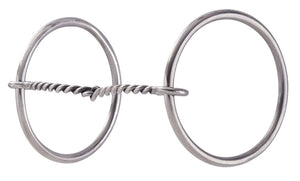 Thin Twisted Wire Snaffle Ring Bit
