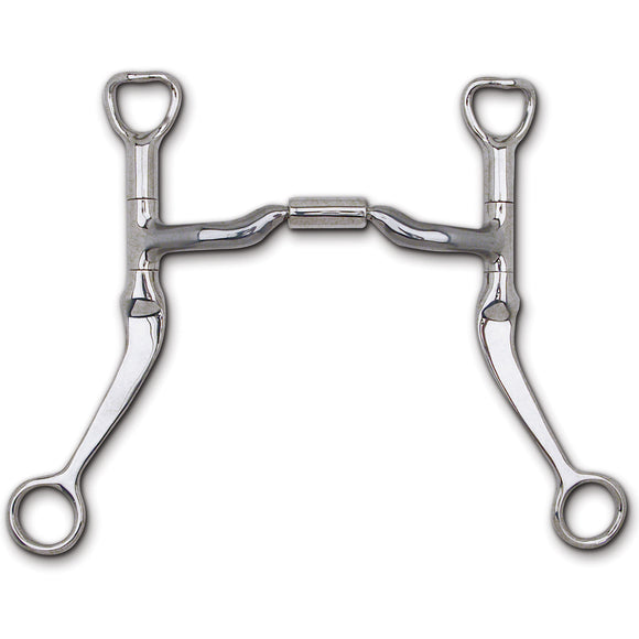 Myler Flat Shank with Sweet Iron Low Port Comfort Snaffle (89-11045)