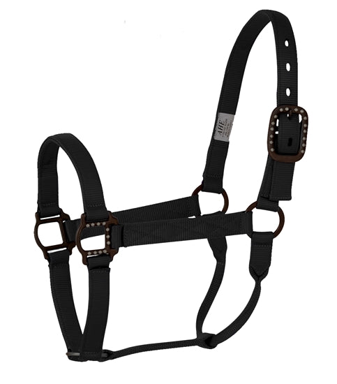 Nylon Horse Halter Hardware Padded Lead Rope Tack Rodeo Bling 606162 | EBay