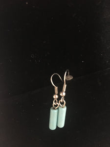 Turquoise Cylinder Earrings (CTRQE)